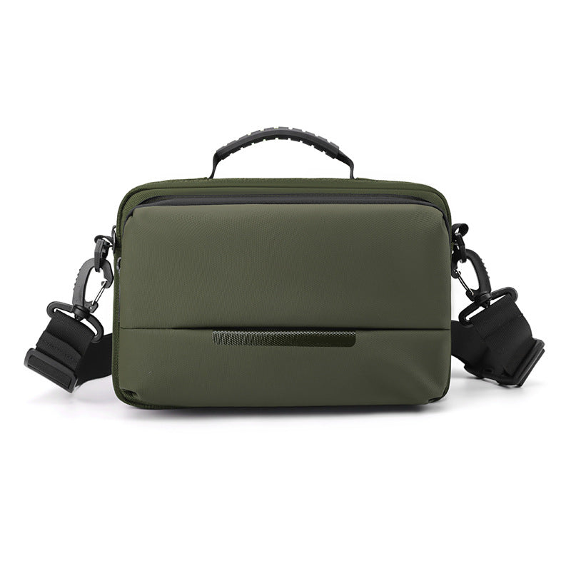 WEPOWER Simple Fashion Shoulder Bag Men's Casual Crossbody Bag Waterproof Trendy Shoulder Bag Business Chest Bag