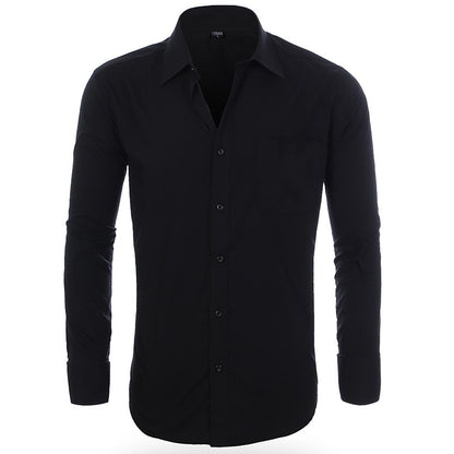 Cross-border Hot Sale Amazon Shirt Men's Casual Spring and Summer ebay Business Men's French Cufflinks plus size Men's Shirt