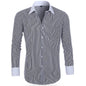 Cross-border Hot Sale Amazon Shirt Men's Casual Spring and Summer ebay Business Men's French Cufflinks plus size Men's Shirt