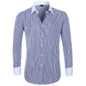 Cross-border Hot Sale Amazon Shirt Men's Casual Spring and Summer ebay Business Men's French Cufflinks plus size Men's Shirt