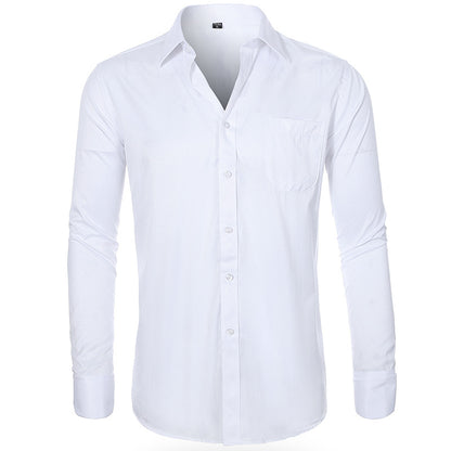 Cross-border Hot Sale Amazon Shirt Men's Casual Spring and Summer ebay Business Men's French Cufflinks plus size Men's Shirt