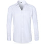 Cross-border Hot Sale Amazon Shirt Men's Casual Spring and Summer ebay Business Men's French Cufflinks plus size Men's Shirt