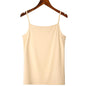 Factory Direct Sales Spring and Summer Versatile Camisole Women's Simple Solid Color Slim Elastic Bottoming Shirt Wholesale Dropshipping