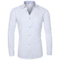 Cross-border Hot Sale Amazon Shirt Men's Casual Spring and Summer ebay Business Men's French Cufflinks plus size Men's Shirt