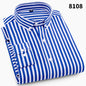 New Men's Printed Long-Sleeved Shirt, Korean Style Slim Fit, Youth Fashion, Casual and Versatile Shirt, Cross-Border Bestseller in Europe and America