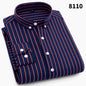New Men's Printed Long-Sleeved Shirt, Korean Style Slim Fit, Youth Fashion, Casual and Versatile Shirt, Cross-Border Bestseller in Europe and America