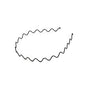 Iron black bottom wave spiral sports head hoop head buckle bath fine hairpin men's and girls universal wash hair hoop wholesale