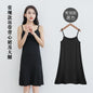 Spring and Summer modal bottoming suspender skirt women's underskirt versatile loose sleeveless vest skirt plus size dress