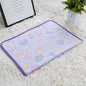Cross-border pet blanket mat cat and dog flannel blanket autumn and winter warm blanket pet sleeping mat wholesale