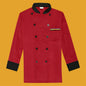 Restaurant and Cafeteria Back Kitchen Chef Work Clothes Long-Sleeved Work Clothes for Men Hotel Restaurant Chef Clothes Short-Sleeved Custom-Made for Men