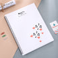 A4 New Information Booklet Loose-Leaf Transparent Insert Bag Music Score Folder Piano Music Score Folder Student Picture Folder Storage Book