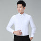 Men's Long-Sleeved White Shirt Autumn and Winter Loose Bottoming Business Formal Wear Korean Style Trbottomyy Casual Shirt Blue Inch Shirt