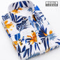 New Men's Printed Long-Sleeved Shirt, Korean Style Slim Fit, Youth Fashion, Casual and Versatile Shirt, Cross-Border Bestseller in Europe and America