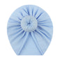 European and American New Style Baby Pullover Hat, Cute Solid Color Donut Baby Hat, Thin and Comfortable Baby Hat for All Seasons