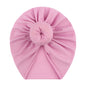 European and American New Style Baby Pullover Hat, Cute Solid Color Donut Baby Hat, Thin and Comfortable Baby Hat for All Seasons