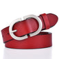 New ladies belt leather cowhide belt buckle Joker casual retro pants with a generation of factory outlets