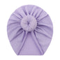 European and American New Style Baby Pullover Hat, Cute Solid Color Donut Baby Hat, Thin and Comfortable Baby Hat for All Seasons