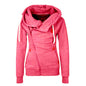 Wish AliExpress New European and American Sweatshirt Cardigan Side Zipper Hoodie Jacket Women's Clothing