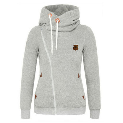 Wish AliExpress New European and American Sweatshirt Cardigan Side Zipper Hoodie Jacket Women's Clothing