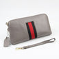 First Layer Cowhide Women's Long Wallet Genuine Leather Zipper European and American Big Brand Wallet Women's Clutch Soft Leather Mobile Phone Bag