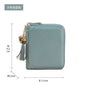Foreign Trade Card Bag Women's Multi-Card Cowhide Anti-Theft Brush RFID Leather Anti-Degaussing Card Clip Zipper Credit Driver's License