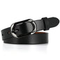 New Women's Cowhide Belt Pin Buckle Genuine Leather Belt Casual Fashion Thin Trouser Belt Manufacturer Wholesale Dropshipping