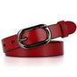 New Women's Cowhide Belt Pin Buckle Genuine Leather Belt Casual Fashion Thin Trouser Belt Manufacturer Wholesale Dropshipping