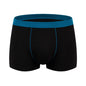Men's cotton underwear plus size fat guy boxers breathable 3D seamless sexy youth cotton red boxers