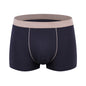 Men's cotton underwear plus size fat guy boxers breathable 3D seamless sexy youth cotton red boxers