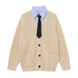 Fake two cardigans and sweaters for men