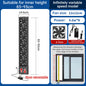No-Drill Telescopic Window Exhaust Fan, Portable Non-Hole Window Ventilator for Home, European Standard