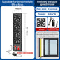 No-Drill Telescopic Window Exhaust Fan, Portable Non-Hole Window Ventilator for Home, European Standard