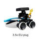 Binocular Surgical Magnifier Headlamp with 2.5x/3.5x Lenses, 5W 3D Clip-On LED Headlight for Dental