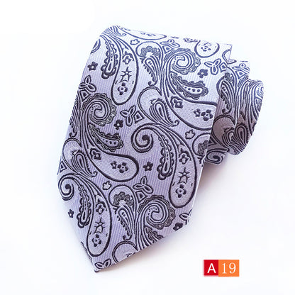 Source Factory Hot Jacquard Fabric Tie Men's Dress Business Suit Accessories Tie Wholesale