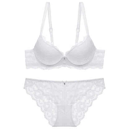 European and American Sexy Intimates for Women with Small Breasts, Push-Up Intimates, Breast Reduction, Anti-Sagging, Push-Up Bra Set, Bra