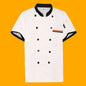 Restaurant and Cafeteria Back Kitchen Chef Work Clothes Long-Sleeved Work Clothes for Men Hotel Restaurant Chef Clothes Short-Sleeved Custom-Made for Men