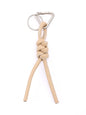 New triangle key chain PU hand-woven diamond key ring bag pendant key chain