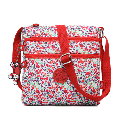 Tigaotte One-Shoulder Cross-Body Bag, Lightweight Water-Repellent Nylon Casual Fashion Versatile Canvas Bag