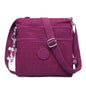 Tigaotte One-Shoulder Cross-Body Bag, Lightweight Water-Repellent Nylon Casual Fashion Versatile Canvas Bag