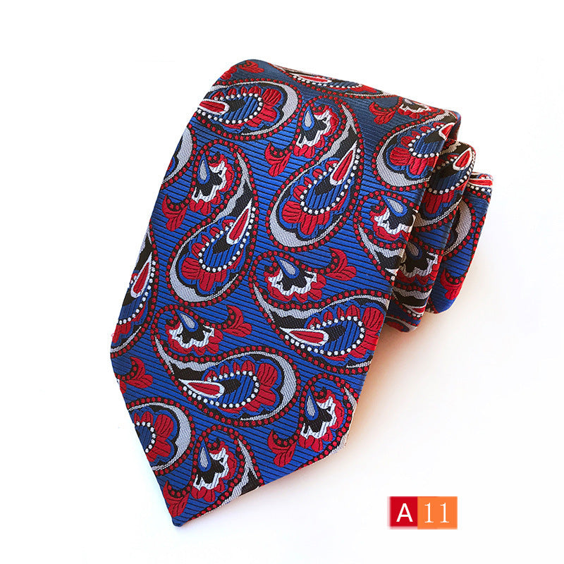 Source Factory Hot Jacquard Fabric Tie Men's Dress Business Suit Accessories Tie Wholesale
