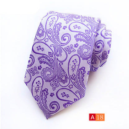Source Factory Hot Jacquard Fabric Tie Men's Dress Business Suit Accessories Tie Wholesale