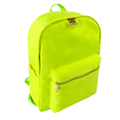 In stock waterproof backpack casual schoolbag large capacity high quality simple backpack school nylon storage bag