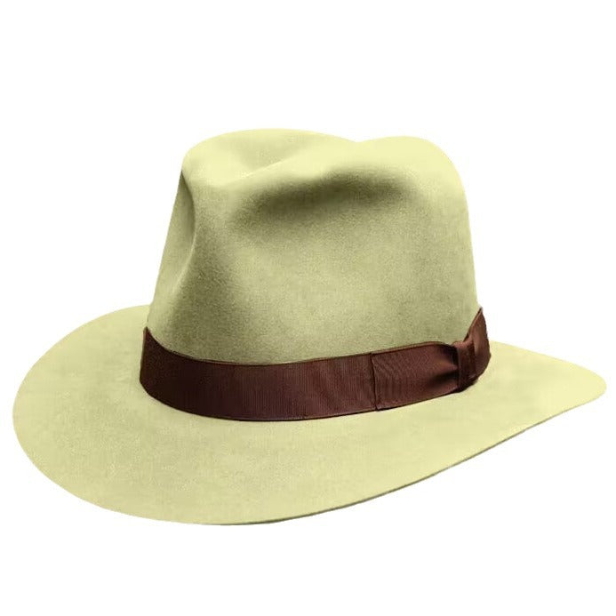 Amazon LAZADA Cross-border Wool Cowboy Hat Bow Men's Jazz Hat European and American Hot Autumn and Winter Hat