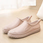 Thickened New Rain Boots Women's Four Seasons Yuanbao Shallow Water Shoes Middle-aged Short Tube Waterproof Non-slip fleece-lined Warm Rubber Rain Boots