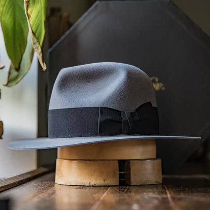 Amazon LAZADA Cross-border Wool Cowboy Hat Bow Men's Jazz Hat European and American Hot Autumn and Winter Hat