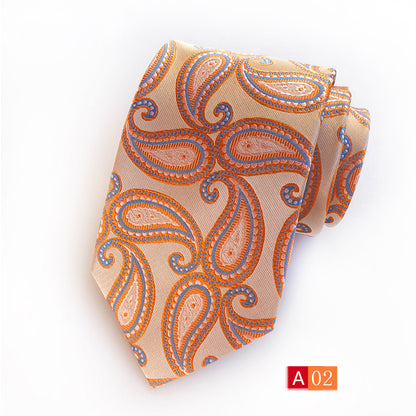 Source Factory Hot Jacquard Fabric Tie Men's Dress Business Suit Accessories Tie Wholesale