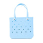 Eva Beach Bag Hole Bag Satchel Handbag Waterproof Travel Bag Washable Suitable for Sports Beach Pool