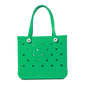 Eva Beach Bag Hole Bag Satchel Handbag Waterproof Travel Bag Washable Suitable for Sports Beach Pool