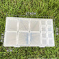 Jewelry Box Jewelry Storage Box Anti-oxidation Box Earrings Card Transparent Multi-compartment Portable Multifunctional Storage Box
