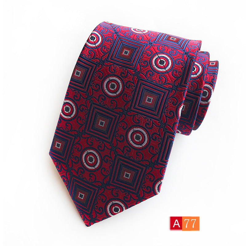 Source Factory Hot Jacquard Fabric Tie Men's Dress Business Suit Accessories Tie Wholesale